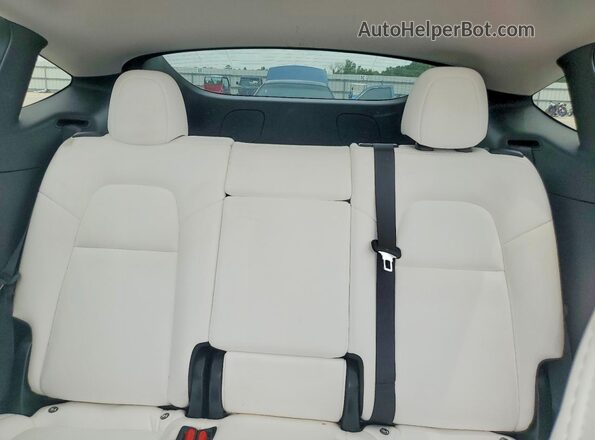 5YJYGDEE0LF042698 2020 TESLA MODEL White Widok tylnych siedzeń