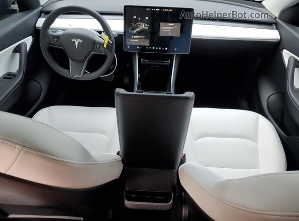 5YJYGDEE0MF093281 2021 TESLA MODEL Charcoal Widok deski rozdzielczej