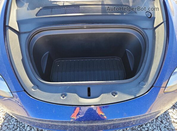 5YJYGDEE0MF146089 2021 TESLA MODEL Blue Vista del compartimento del motor