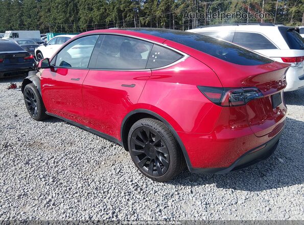 5YJYGDEE0MF259122 2021 TESLA MODEL Y Red Задня ліва чверть