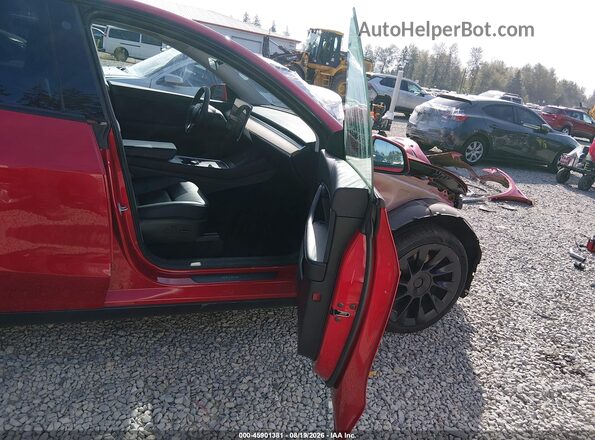 5YJYGDEE0MF259122 2021 TESLA MODEL Y Red Вид салону спереду