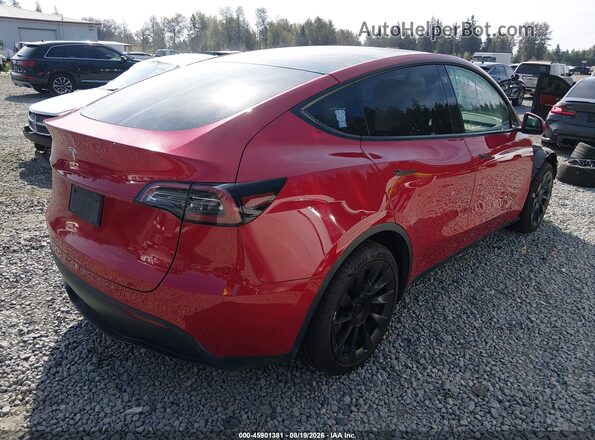 5YJYGDEE0MF259122 2021 TESLA MODEL Y Red Задня права чверть