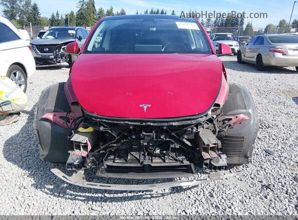 5YJYGDEE0MF259122 2021 TESLA MODEL Y Red Вид спереду