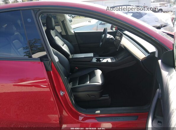 5YJYGDEE0MF259122 2021 TESLA MODEL Y Red 