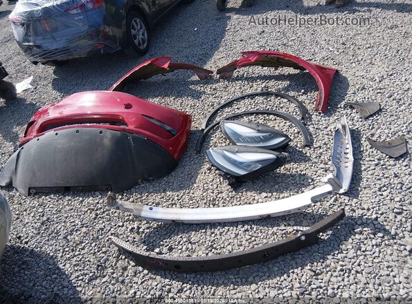 5YJYGDEE0MF259122 2021 TESLA MODEL Y Red Вид щитка приладів