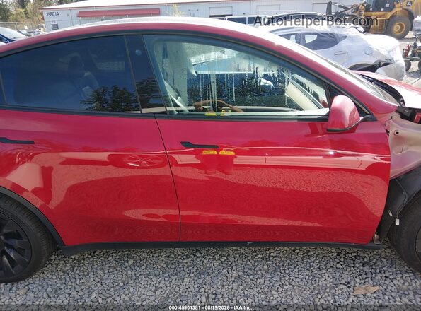 5YJYGDEE0MF259122 2021 TESLA MODEL Y Red Панорамний вид салону 360°