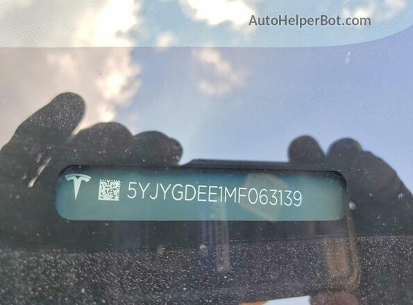 5YJYGDEE1MF063139 2021 TESLA MODEL Black Вид підкапотного простору