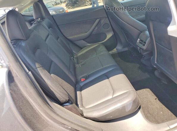 5YJYGDEE1MF065456 2021 TESLA MODEL Gray Rear interior view