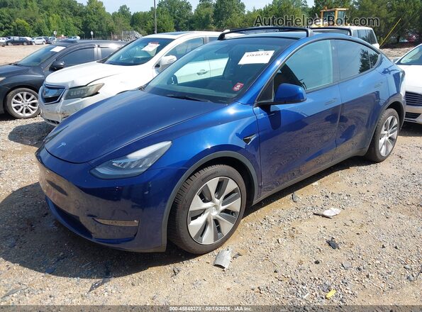 5YJYGDEE1MF190683 2021 TESLA MODEL Y Blue Front left
