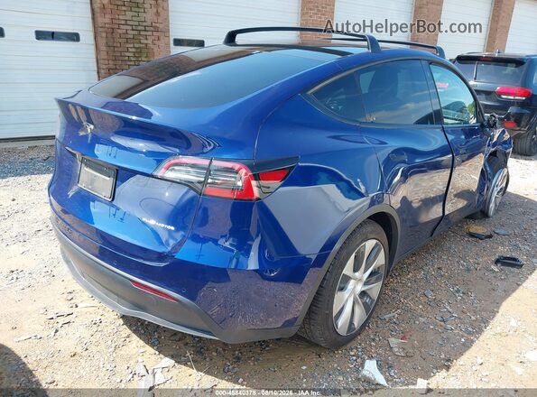 5YJYGDEE1MF190683 2021 TESLA MODEL Y Blue Rear right