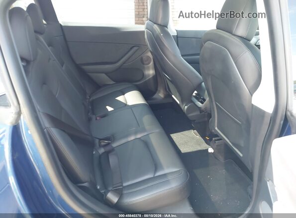 5YJYGDEE1MF190683 2021 TESLA MODEL Y Blue VIN sticker view