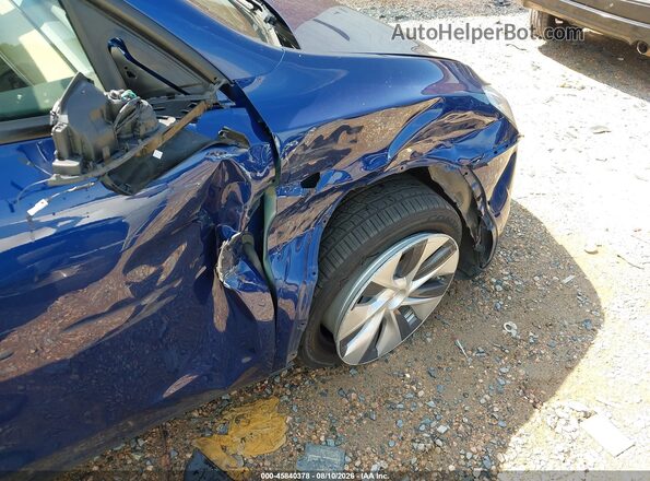 5YJYGDEE1MF190683 2021 TESLA MODEL Y Blue Front view
