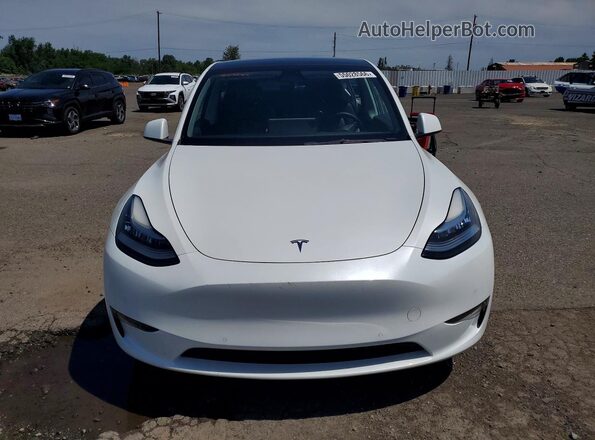 5YJYGDEE1MF213430 2021 TESLA MODEL White Front view