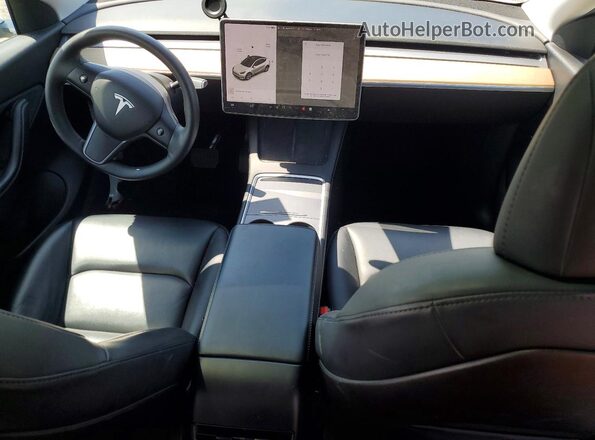 5YJYGDEE1MF213430 2021 TESLA MODEL White Dashboard view