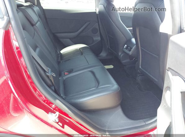 5YJYGDEE1MF232379 2021 TESLA MODEL Y Красный Вид наклейки с VIN-кодом