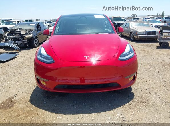 5YJYGDEE1MF232379 2021 TESLA MODEL Y Красный Вид щитка приборов