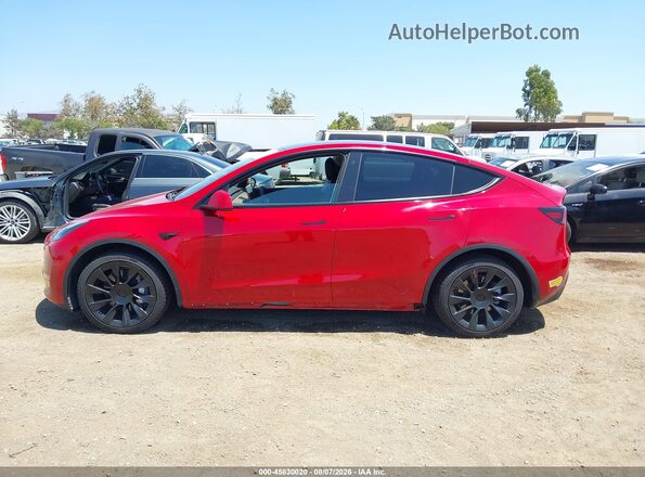 5YJYGDEE1MF232379 2021 TESLA MODEL Y Красный Панорамный вид салона 360°