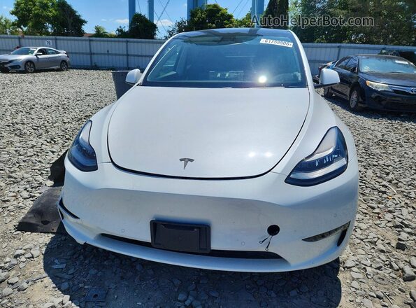 5YJYGDEE2MF078703 2021 TESLA MODEL White Front view