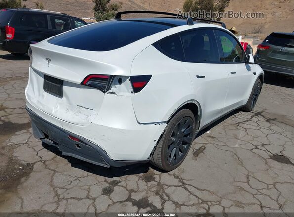 5YJYGDEE2MF112154 2021 TESLA MODEL Y White Հետևի աջ