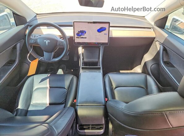 5YJYGDEE3LF027001 2020 TESLA MODEL White Вид панелі приладів