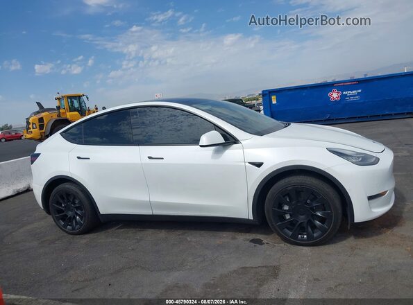 5YJYGDEE3LF055798 2020 TESLA MODEL Y White ხელსაწყოთა პანელის ხედი