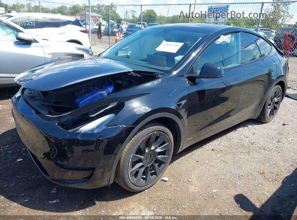 5YJYGDEE3MF070514 2021 TESLA MODEL Y Black Передня ліва чверть