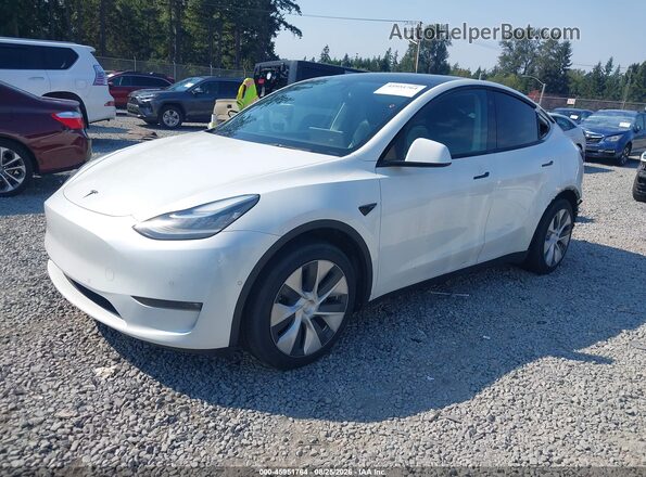 5YJYGDEE3MF234053 2021 TESLA MODEL Y White Vista tres cuartos delantera izquierda