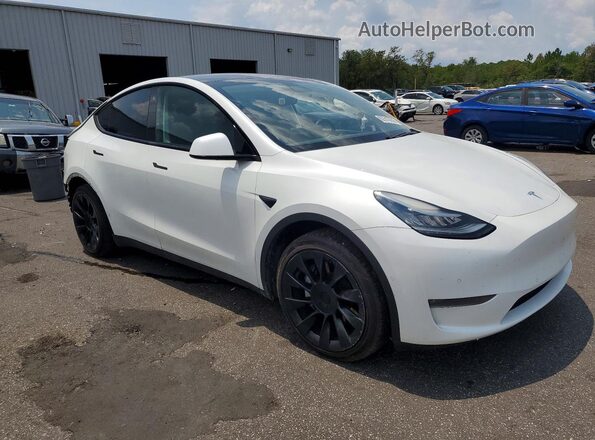 5YJYGDEE4LF048682 2020 TESLA MODEL White Delantero derecho