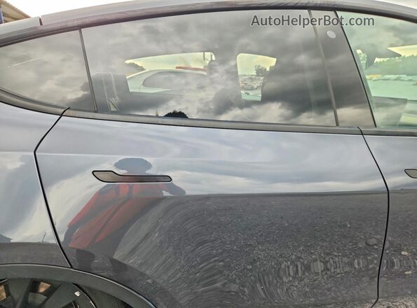 5YJYGDEE4LF049072 2020 TESLA MODEL Gray უკანა სავარძლების ხედი