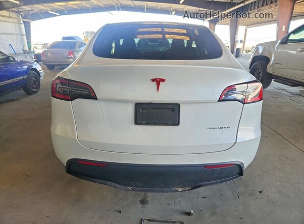5YJYGDEE4MF073308 2021 TESLA MODEL Белый Вид сзади