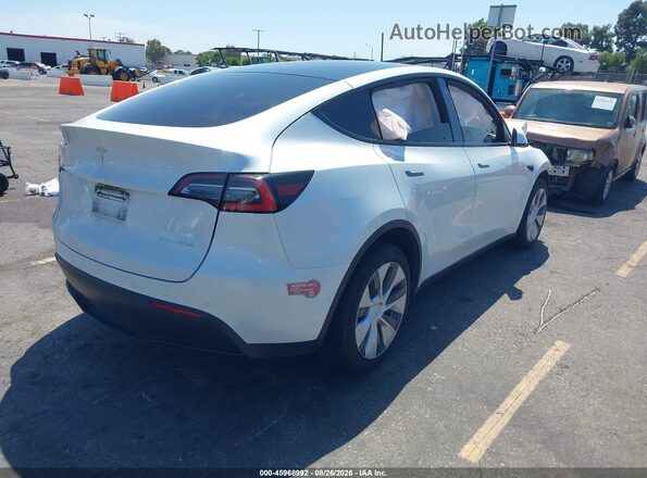 5YJYGDEE4MF122250 2021 TESLA MODEL Y White Rear right