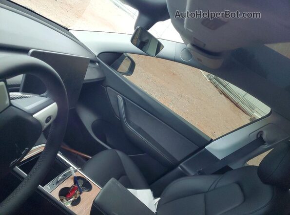 5YJYGDEE4MF185798 2021 TESLA MODEL Белый Вид щитка приборов