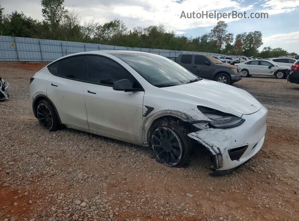 5YJYGDEE4MF185798 2021 TESLA MODEL Белый Передняя правая четверть