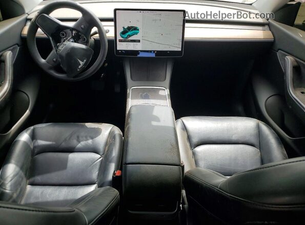 5YJYGDEE4MF210974 2021 TESLA MODEL Black Vista del salpicadero