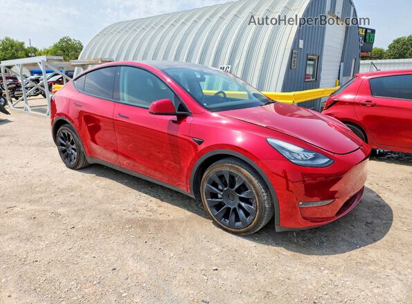 5YJYGDEE4MF232649 2021 TESLA MODEL Red Передня права чверть
