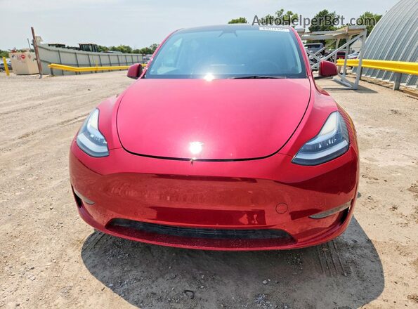 5YJYGDEE4MF232649 2021 TESLA MODEL Red Вид спереду