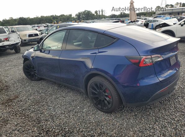 5YJYGDEE5MF067422 2021 TESLA MODEL Синий Задняя левая четверть