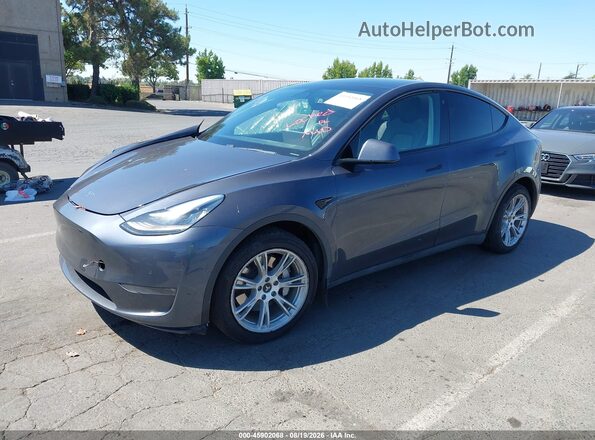 5YJYGDEE5MF071065 2021 TESLA MODEL Y Gray Przód lewy