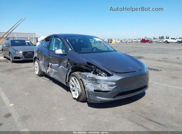 5YJYGDEE5MF071065 2021 TESLA MODEL Y Gray Widok z przodu