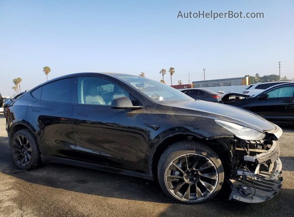 5YJYGDEE5MF141485 2021 TESLA MODEL Black წინა მარჯვენა