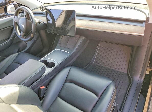 5YJYGDEE5MF141485 2021 TESLA MODEL Black წინა პანელის ხედი