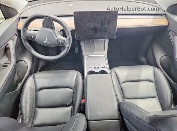 5YJYGDEE5MF160375 2021 TESLA MODEL Black Вид панелі приладів