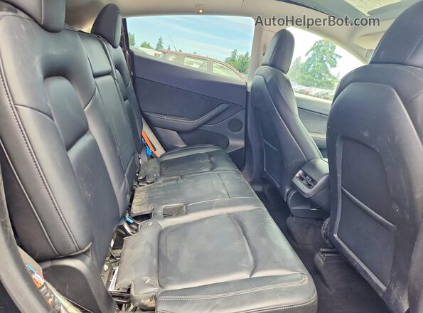 5YJYGDEE5MF160375 2021 TESLA MODEL Black Вид задніх сидінь