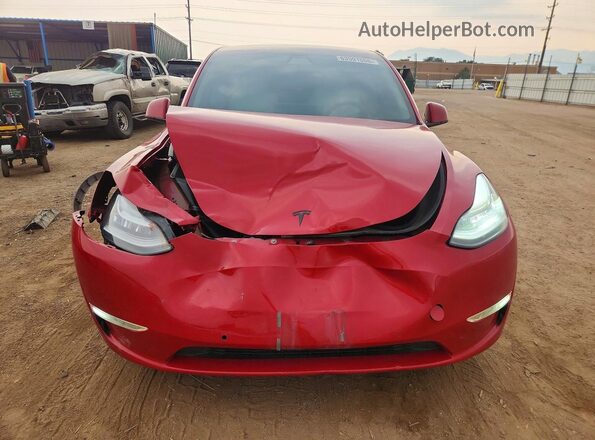 5YJYGDEE5MF267846 2021 TESLA MODEL Бордовый Вид спереди