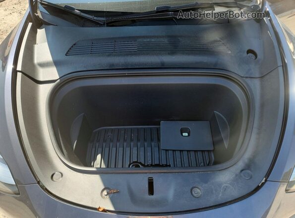 5YJYGDEE6MF199220 2021 TESLA MODEL Серый Вид задней части салона