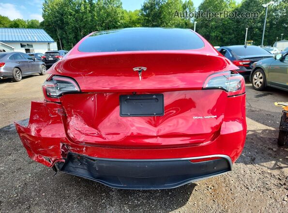 5YJYGDEE7LF059790 2020 TESLA MODEL Red Հետևի տեսք