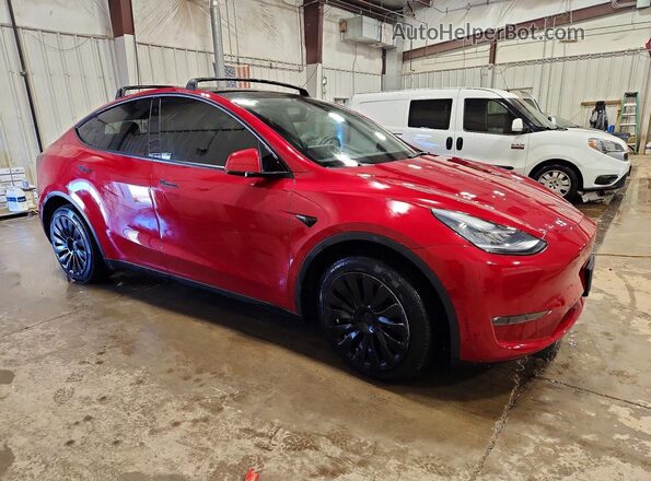 5YJYGDEE7MF199145 2021 TESLA MODEL Red Передня права чверть
