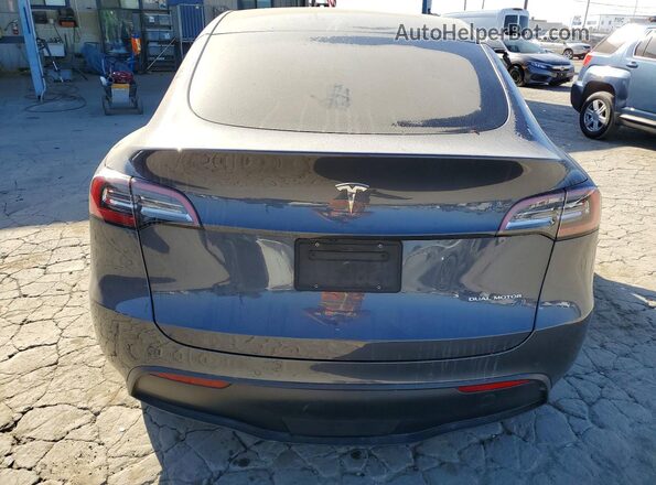 5YJYGDEE7MF213870 2021 TESLA MODEL Gray Widok z tyłu