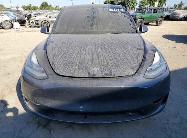 5YJYGDEE7MF213870 2021 TESLA MODEL Gray Widok z przodu
