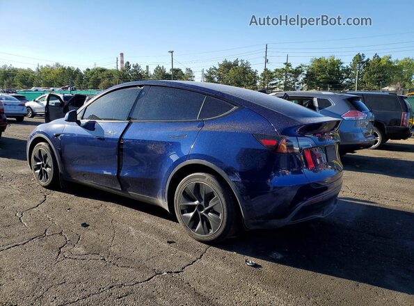5YJYGDEE7MF302192 2021 TESLA MODEL Blue Задня ліва чверть